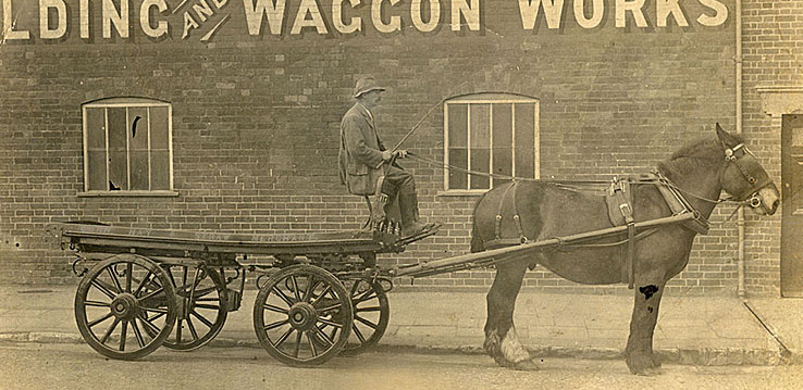 Catleys, Bill Clack and the new wagon - 1910-20